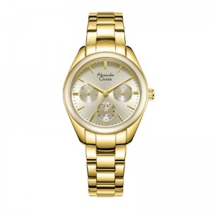 Alexandre Christie AC 2A85 Gold Steel BFBGPIV